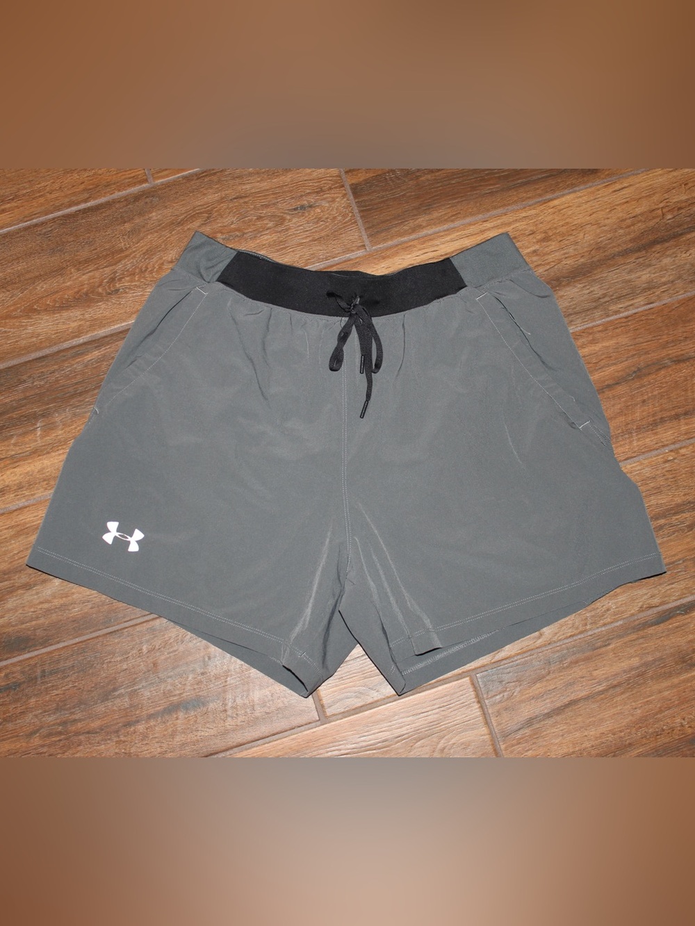 Under Armour HeatGear Speed Pocket Fitted Shorts Gray | LG